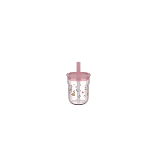 Little Dutch gyerek pohár szívószállal 250 ml - fairy garden