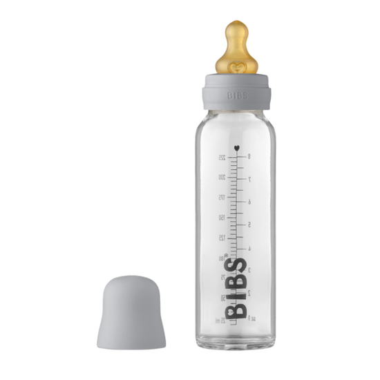 Bibs Cumisüveg Szett - delfin szürke - 225ml