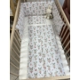 Kép 2/2 - Virágos ágynemű szett-babáknak