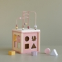 Kép 2/3 - Little Dutch készségfejlesztő kocka - pink