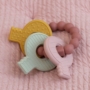 Kép 1/4 - Little Dutch szilikon rágóka - kulcsok pink